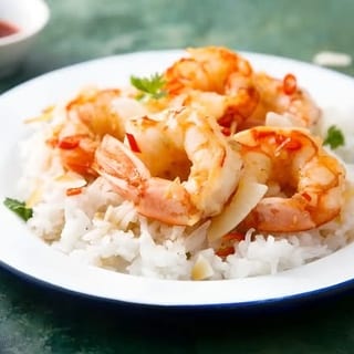 Garlic Shrimp Lunch