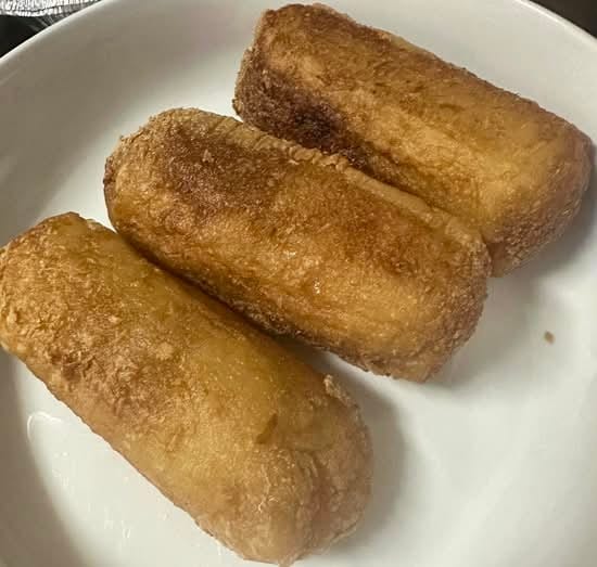 Alcapurrias - Stuffed Yuca Fritters.