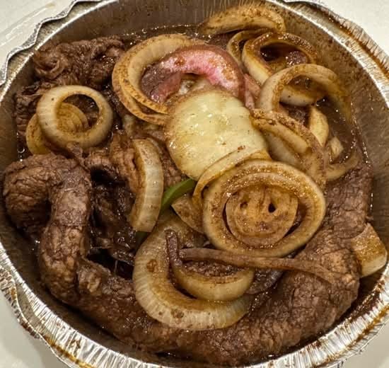 Grilled Steak/Bistec a La Parrilla.