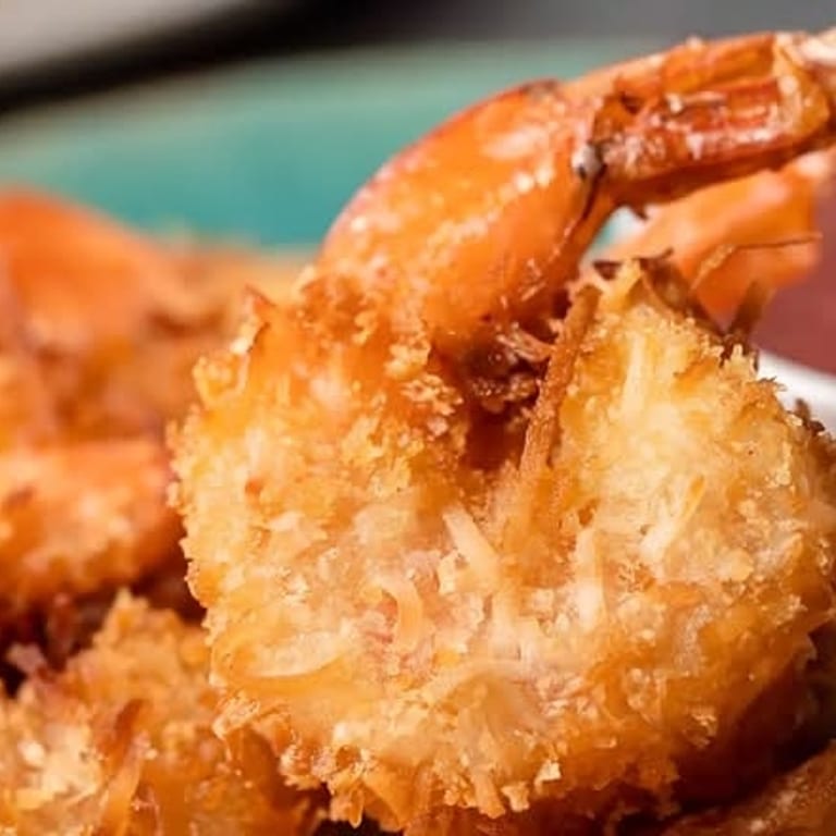 Coconut shrimp that delights